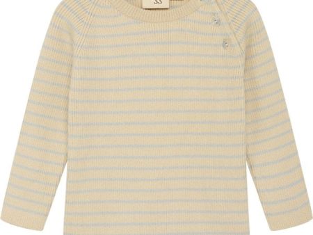 Flöss Flye Strikk Bluse Sea Salt Warm Cotton Sale