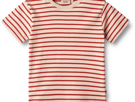 Wheat Red Stripe T-shirt Fabian Online Hot Sale