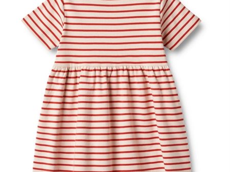 Wheat Red Stripe Jersey Kjole Anna Online