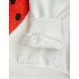 Mini Rodini Strawberries Emb Collegegenser White Fashion