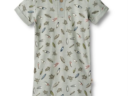 Wheat Turtle Surf Rompers Alfred Hot on Sale