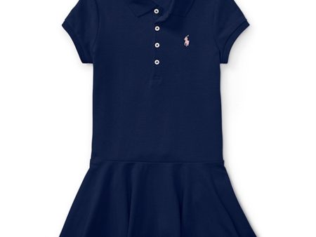 Polo Ralph Lauren Girl Kjole Refined Navy on Sale