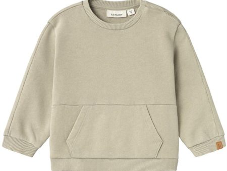 Lil Atelier Moss Gray Nalf Folo Collegegenser Online now