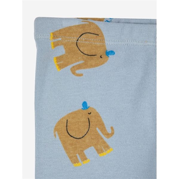 Bobo Choses Light Blue The Elephant Leggings AOP on Sale