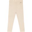 Petit Piao® Simply Taupe Leggings Modal Striped For Discount