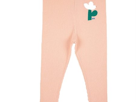 Bobo Choses Light Pink Sea Flower Leggings Fashion