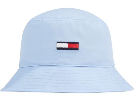 Tommy Hilfiger Tjw Elongated Flag Bøllehatt Moderate Blue For Discount