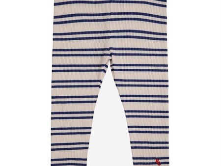 Bobo Choses Baby Blue Stripes Leggings Offwhite Hot on Sale