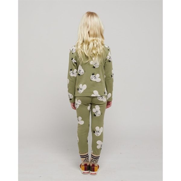 Bobo Choses Light Green Mouse Leggings AOP Online Sale