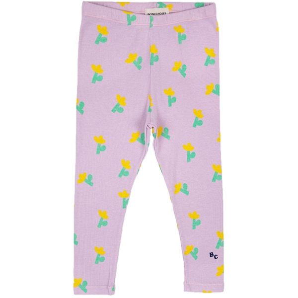 Bobo Choses Lavender Sea Flower All Over Leggings Supply