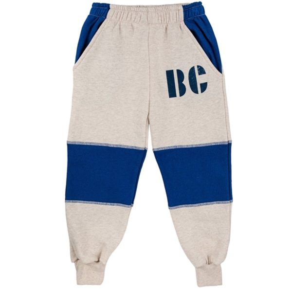 Bobo Choses Beige B.C Color Block Sweatpants on Sale