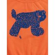 Bobo Choses Big Cat Collegegenser Round Neck Orange Online Hot Sale