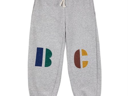 Bobo Choses Light Heather Grey Multicolor B.C Sweatptans Hot on Sale