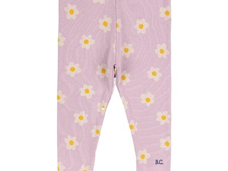 Bobo Choses Lavender Little Flower Leggings AOP Cheap