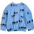 Mini Rodini Ritzrats Aop Collegegenser Blue Online now