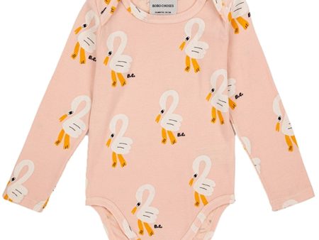 Bobo Choses Light Pink Pelican All Over Body Sale