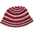 Copenhagen Colors Cream Navy Red Comb. Lue Heklet Fashion