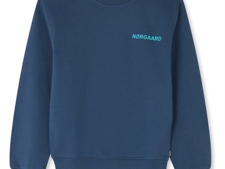 Mads Nørgaard Organic Sweat Solo Collegegenser Sargasso Sea Sale