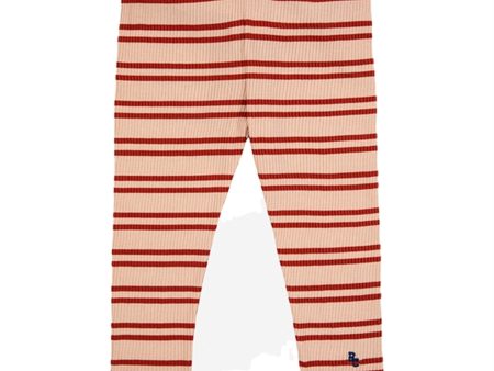 Bobo Choses Baby Red Stripes Leggings Offwhite Online