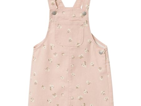 Name it Sepia Rose Floral Jessie Twill Kjole Online Hot Sale