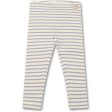 Petit Piao® Spring Blue Leggings Modal Striped Discount