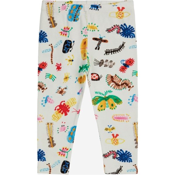 Bobo Choses Baby Funny Insects All Over Leggings Offwhite Hot on Sale