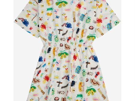 Bobo Choses Funny Insects All Over Kjole Short Offwhite Online Sale