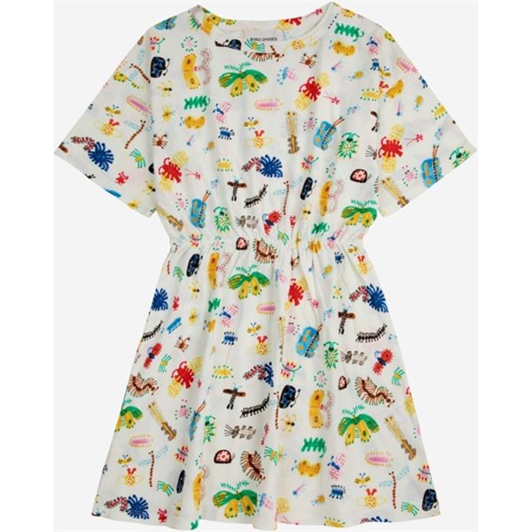 Bobo Choses Funny Insects All Over Kjole Short Offwhite Online Sale