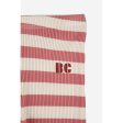 Bobo Choses Burgundy Red Maroon Stripes Leggings Hot on Sale